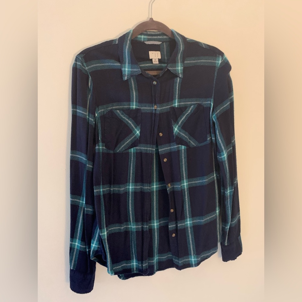 Blue flannel